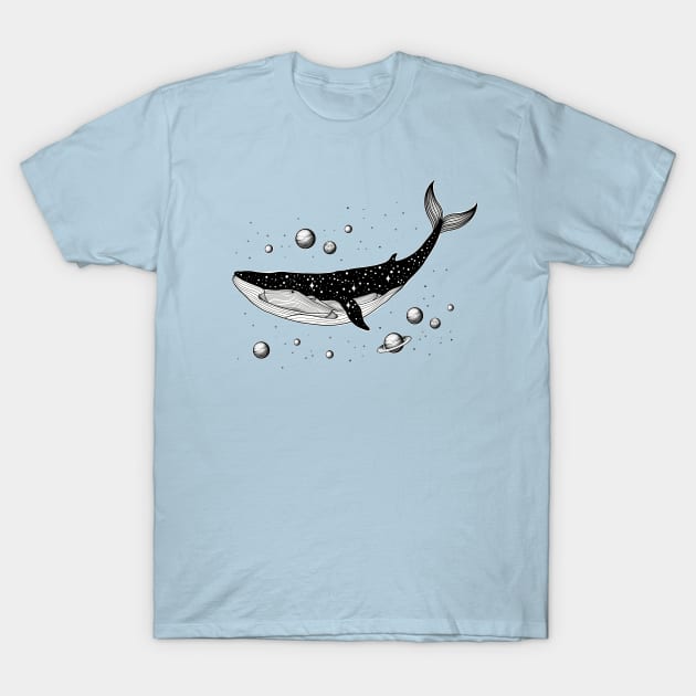 Dreamy Bluewhale T-Shirt by Episodic Drawing